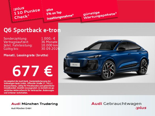 Audi Q6 Sportback e-tron performance EditionOne S lin
