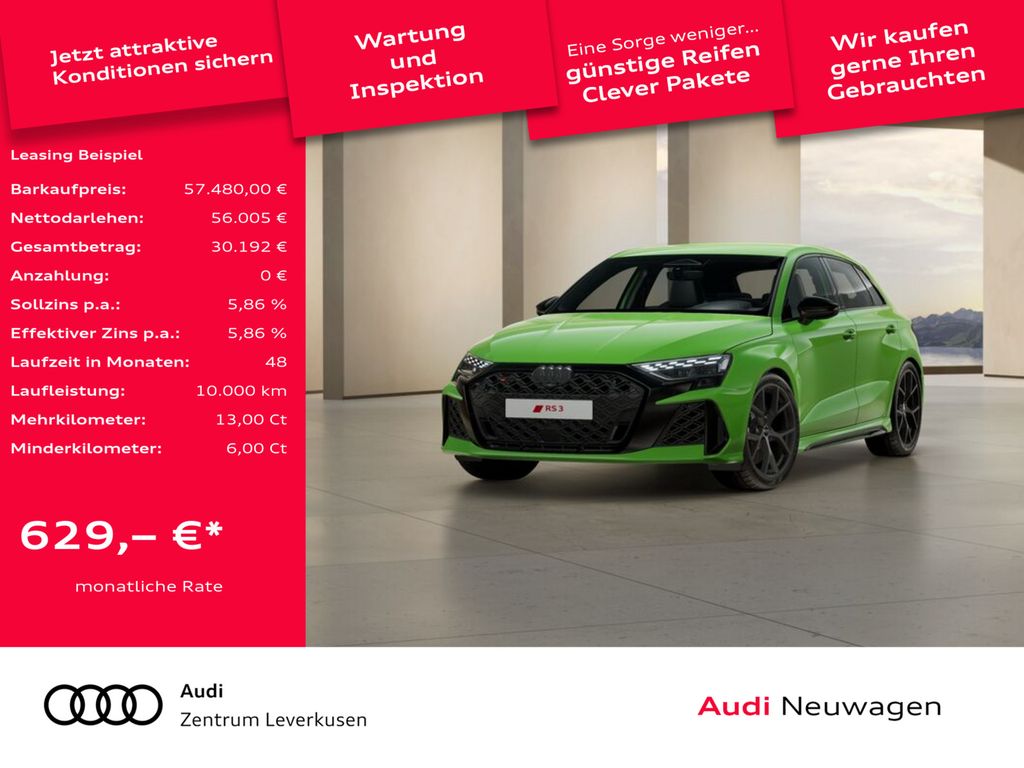 Audi RS 3 Sportback S tronic RAUTE LED LEDER PDC KLIM