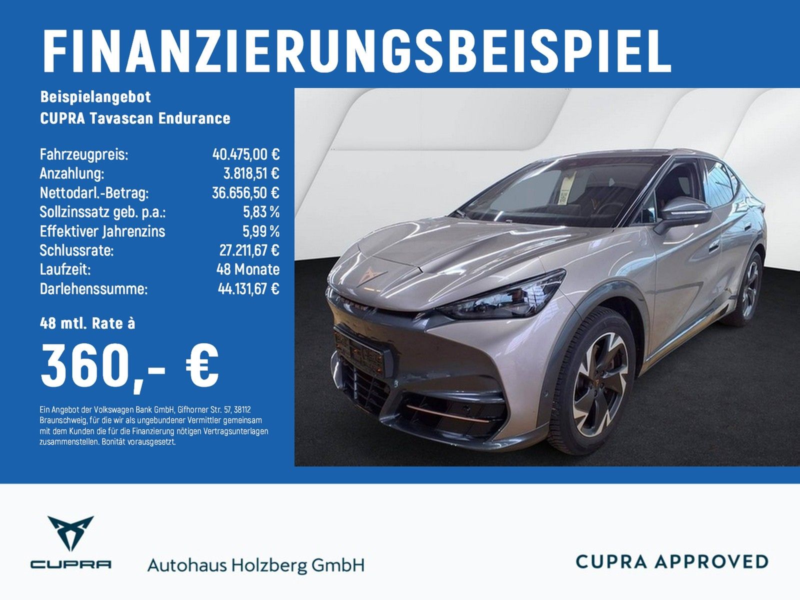 CUPRA Tavascan Endurance 360°+GJR+SHZ