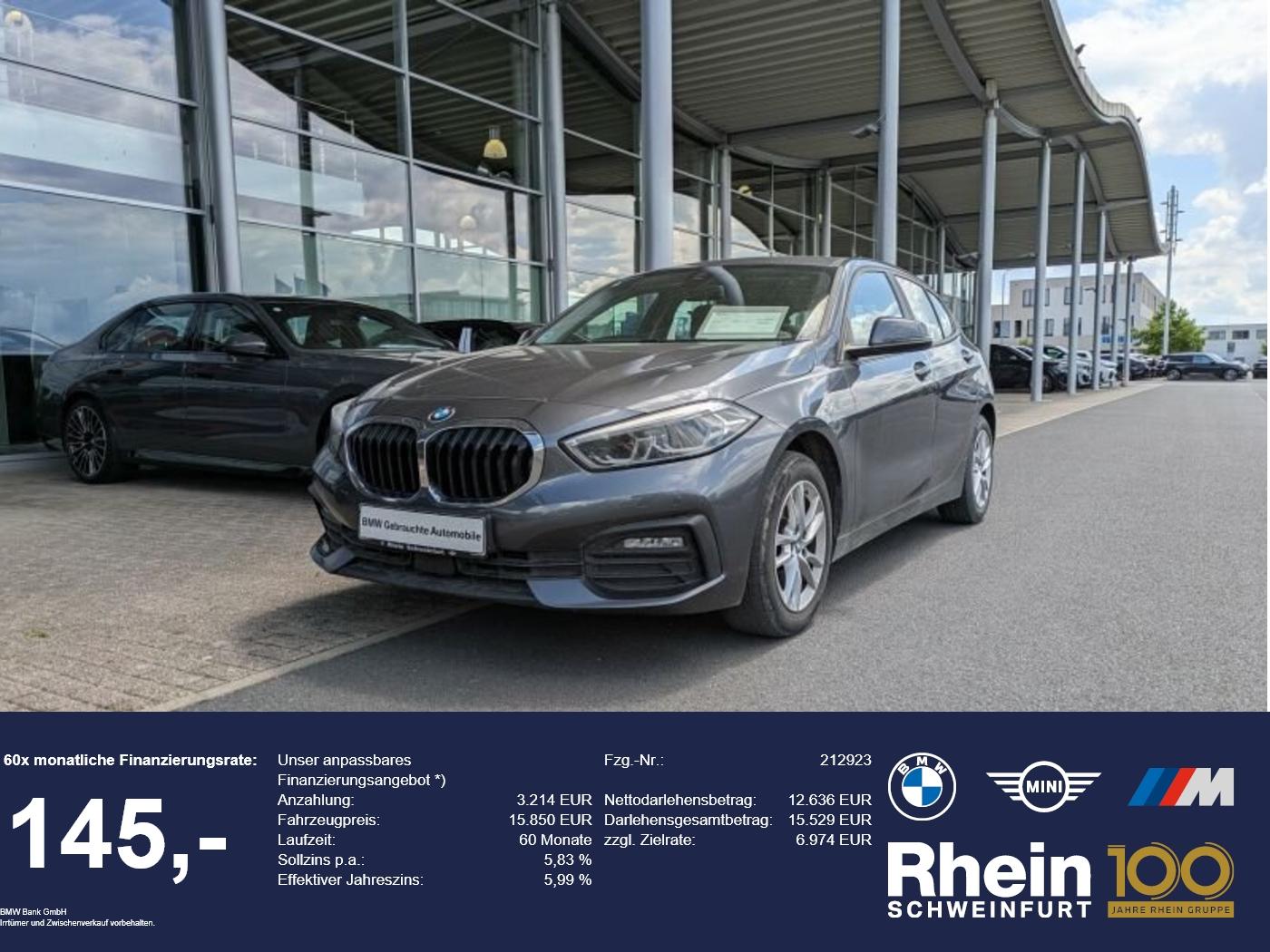 BMW 116d Advantage LED. PDC. SH. Navi.