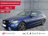 Mercedes-Benz C 300 T AMG MULTIBEAM+DISTRONIC+RFK+SHZ+DAB+AHK - blaue Mercedes-Benz C 300