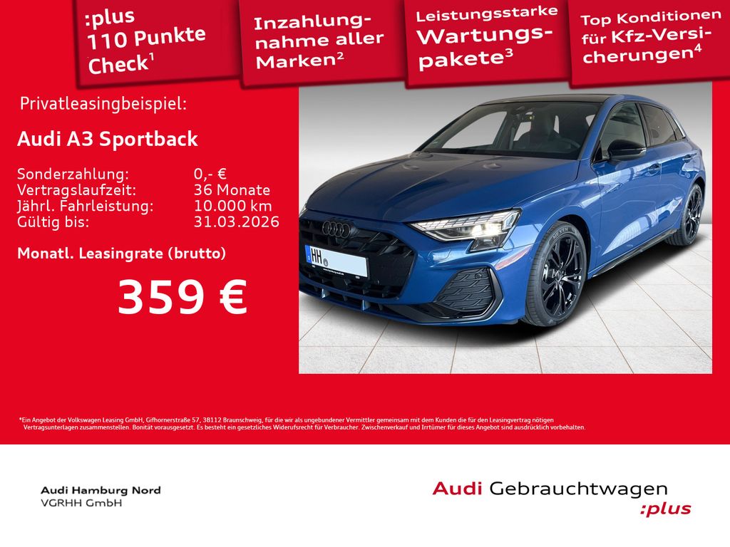 A3 Sportback 35 TFSI S line S tronic Navi Matrix