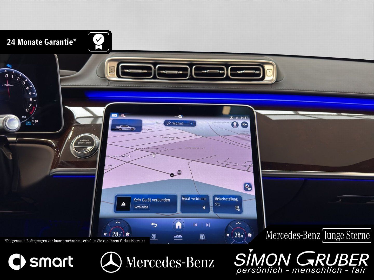 Fahrzeugabbildung Mercedes-Benz S 63 E Performance AMG Exklusiv Fond-Entertain