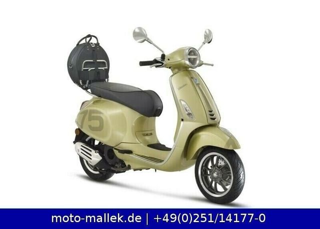 Vespa Primavera 50 Sport 75th Anniversary incl.Tasche