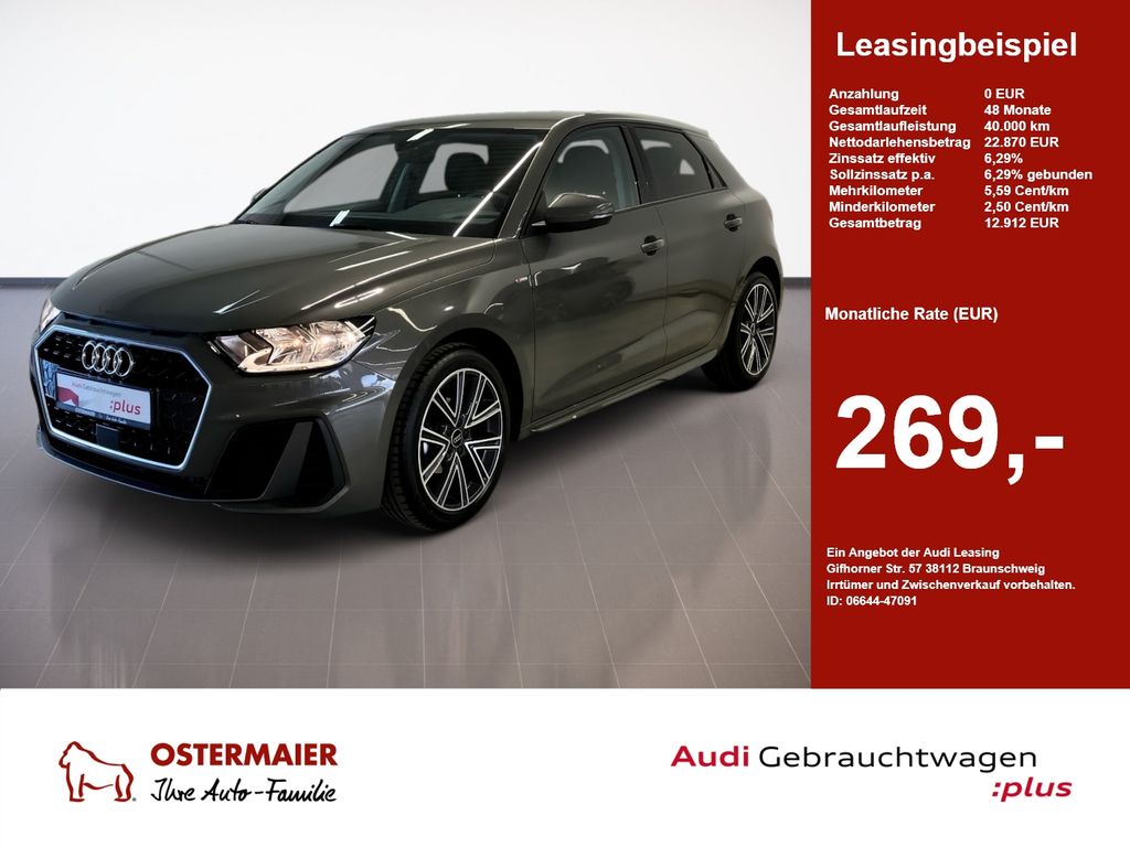 A1 Sportback S-LINE 25 TFSI S-TRONIC VIRTUAL.SIT