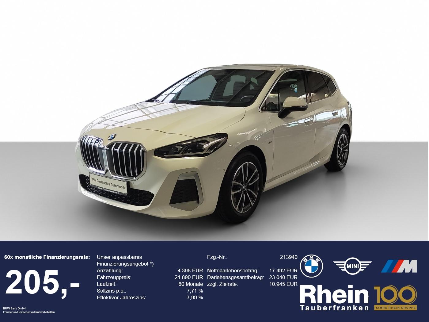 BMW 220i Active Tourer M Sport LED+/K-ZUG/CAM/Apple