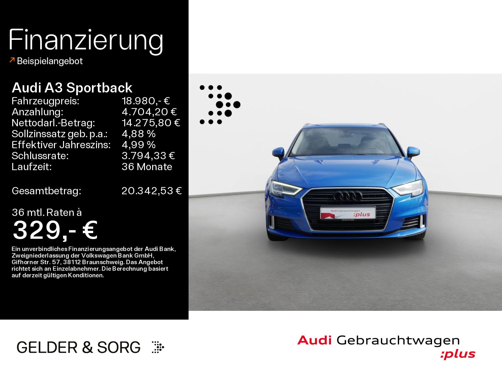 Audi A3 Sportback 35 TDI LED*Navigation*Klima*Standh.