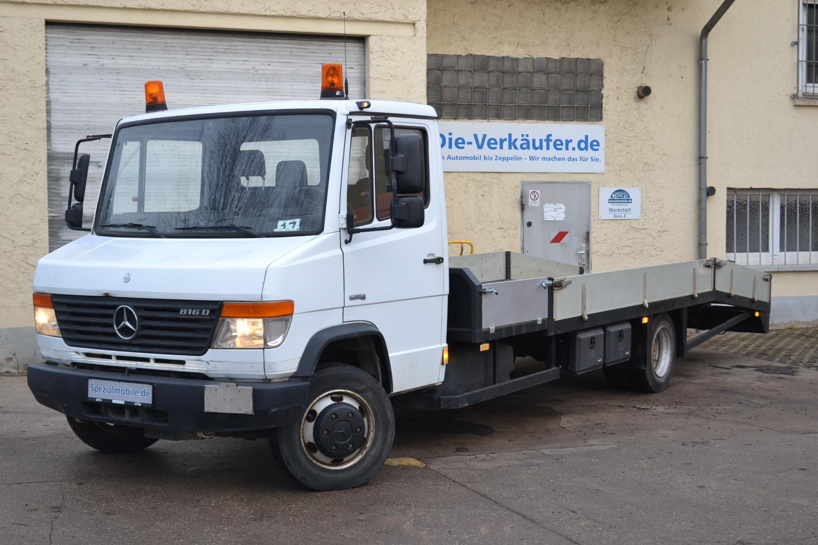 Mercedes-Benz Vario 816 Pritsche Maxi Seilwinde Autotransport