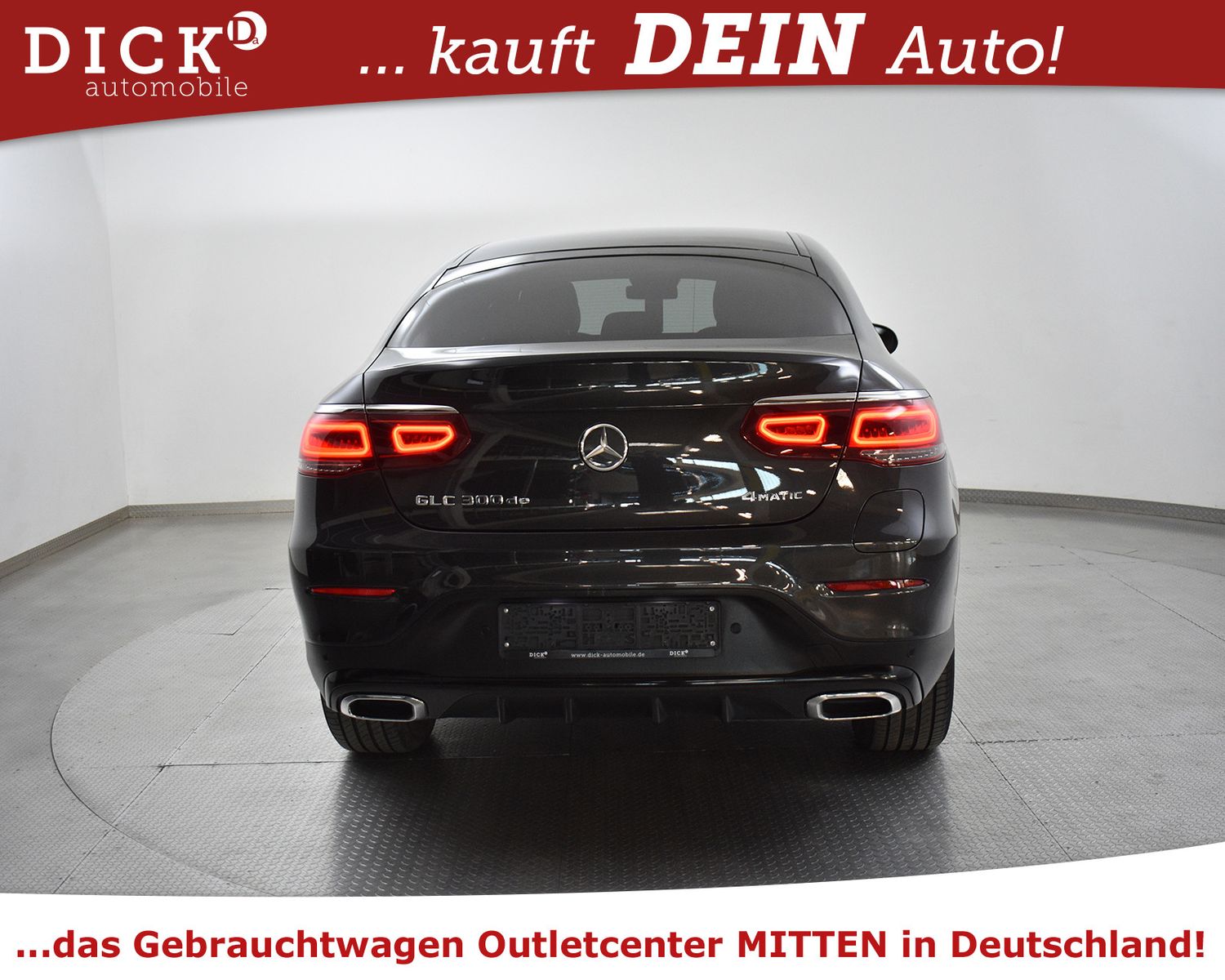 MERCEDES-BENZ GLC300de Coupe 2X AMG Line 4M NIGHT+STDHZ+KAM+19 - Image 6