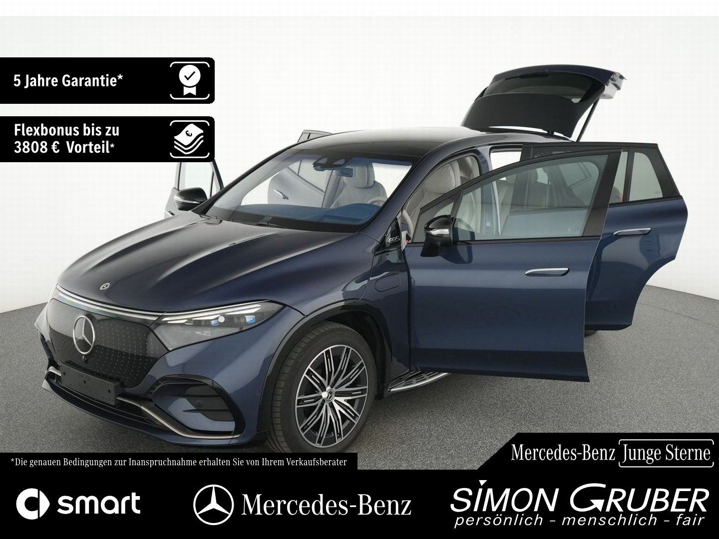 Fahrzeugabbildung Mercedes-Benz EQS 500 4M SUV AMG Massage Sitzklima Hyper AHK