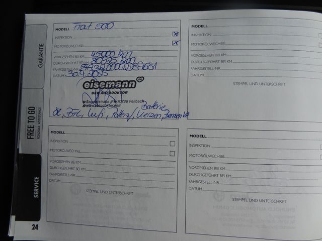 Fahrzeugabbildung Fiat 500 RockStar/Pano/Leder/1.Hd/PDC/Navi/Garantie