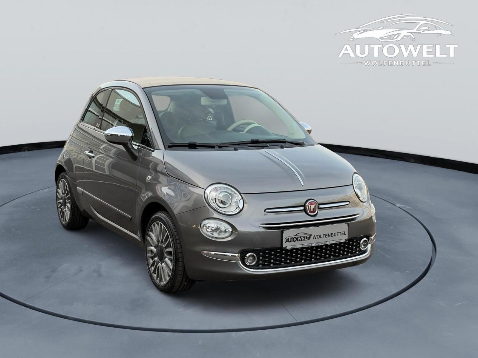 Fiat 500C/PDC/Leder