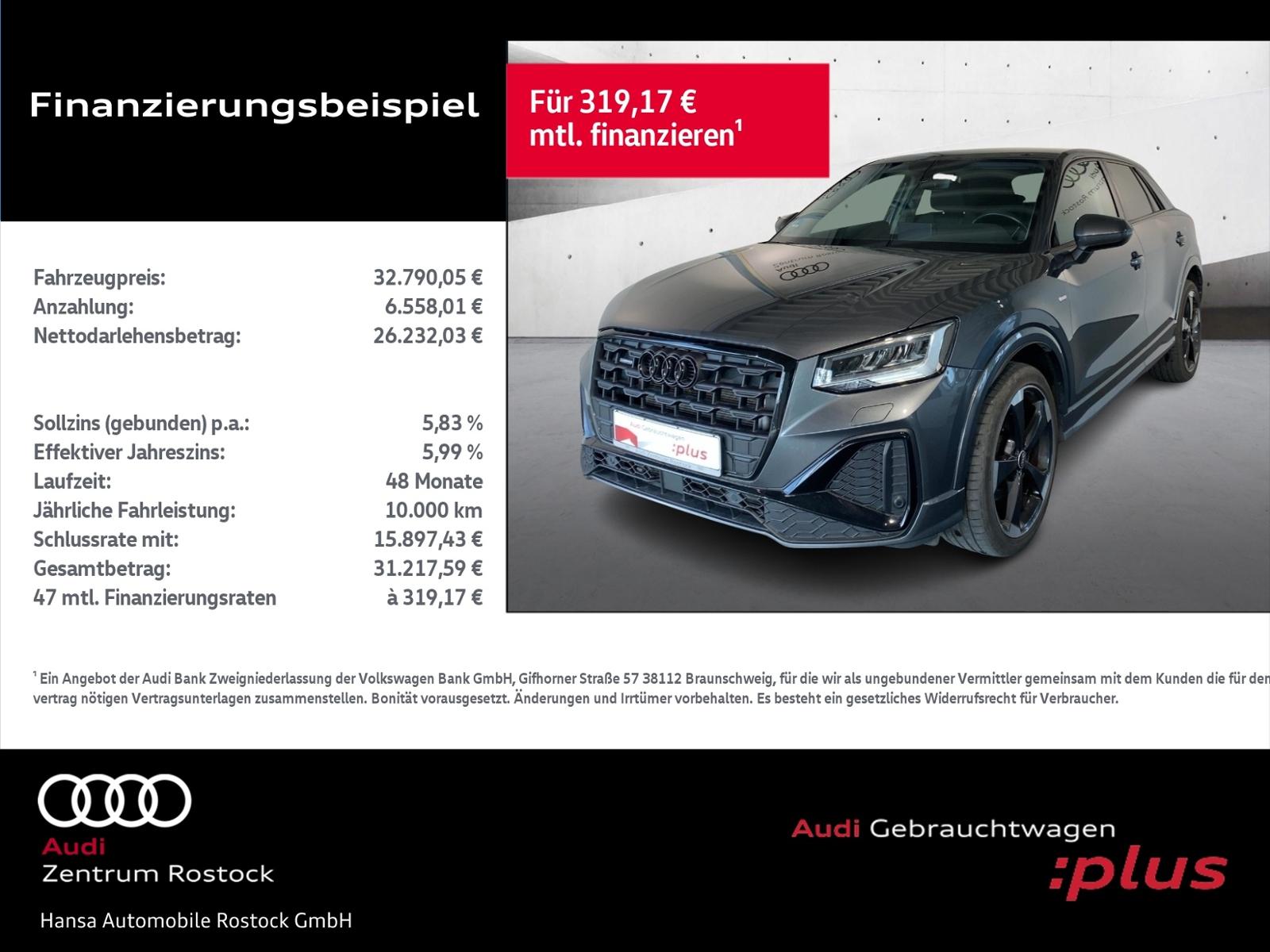 Audi Q2 40 TFSI QUATTRO S-Line+NAVI+LED+KAMERA+AMBIEN