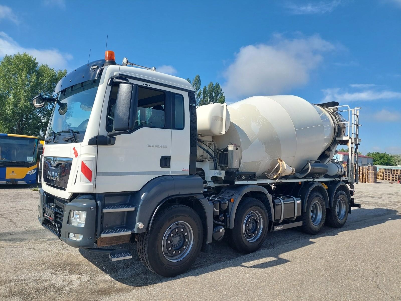 MAN TGS 32.460 BB mix Liebherr 9m3