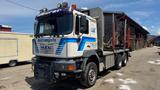 MAN 33.464 DFALC 6x6 Allrad Holzlkw mit Kran Bj 2003 - MAN 464