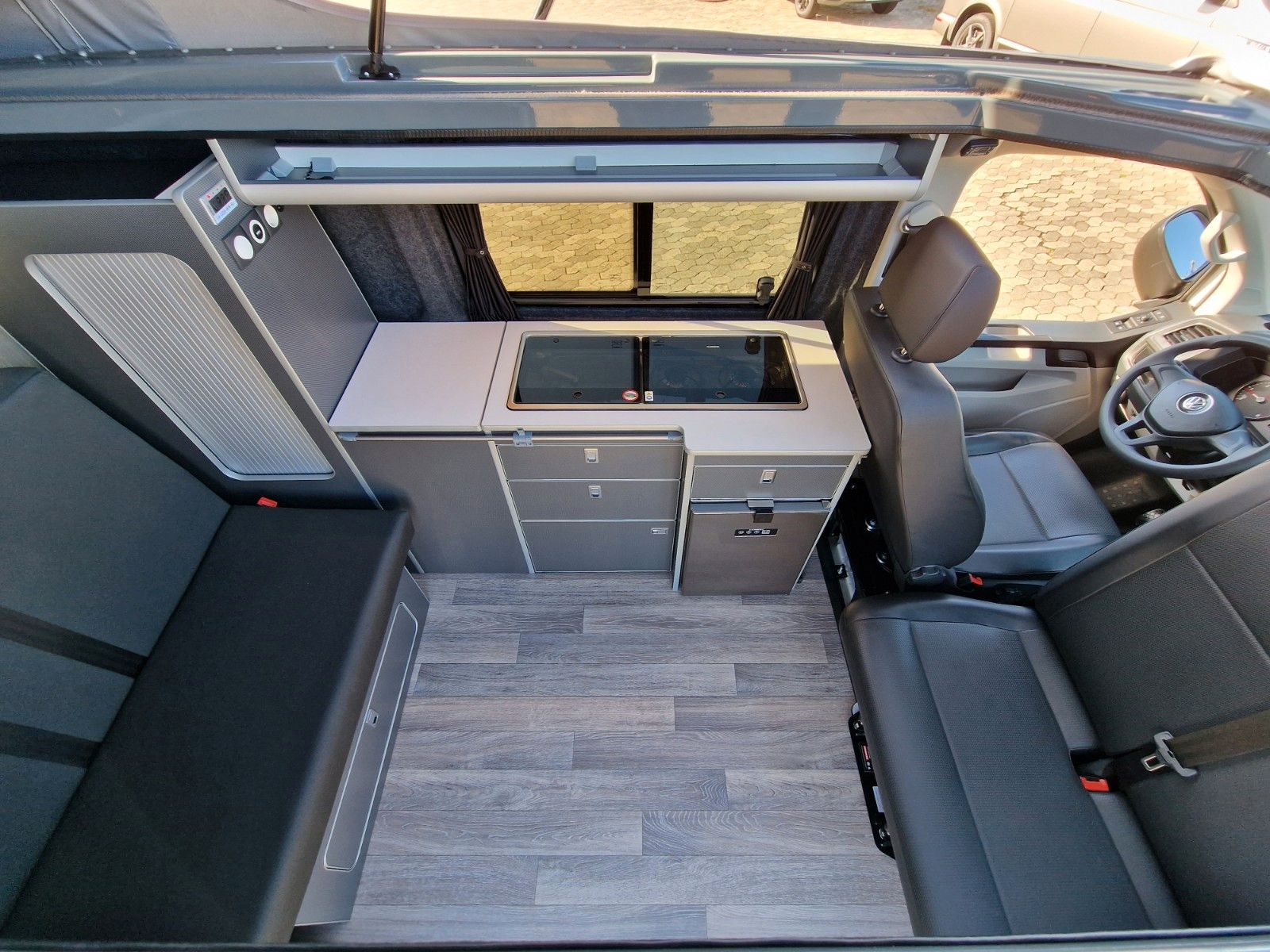 Volkswagen T6 wie California AUFSTELLDACH KÜCHE ALLTAG foto 11