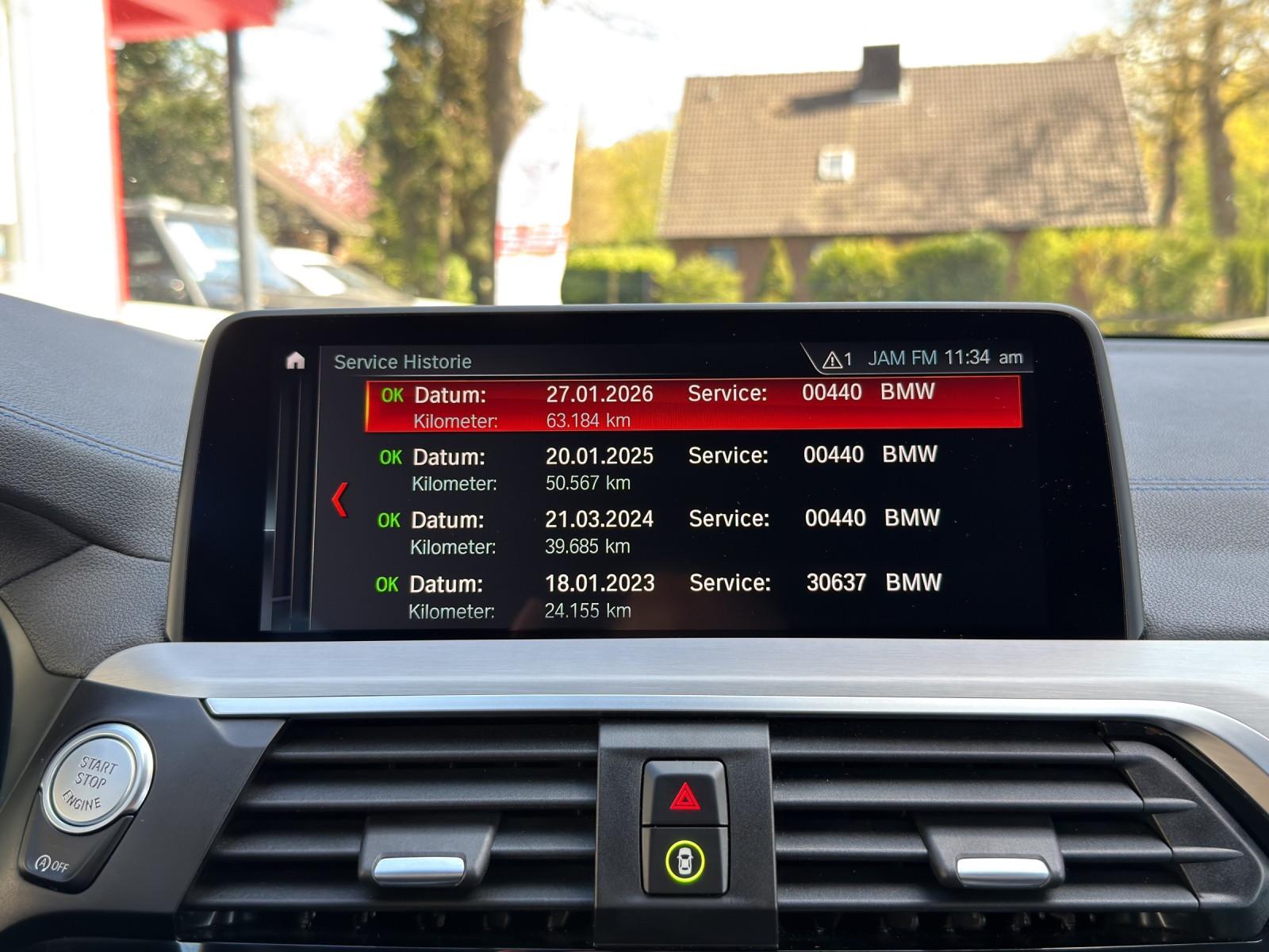 BMW X3 M40 i HUD/ACC/RFK/MEMORY/H&K/KEYL./DAB/UVM..