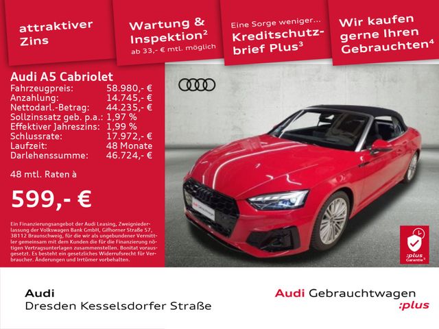 Audi A5 Cabriolet S line 40 TFSI quattro 150(204) kW(