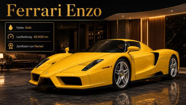Ferrari Enzo Ferrari - Giallo Modena 1of37 Red Seats