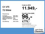 Citroën C1 VTI 72 Shine 5türig Klimaautomatik/SHZ/Kamera - Citroën C1 in Chemnitz