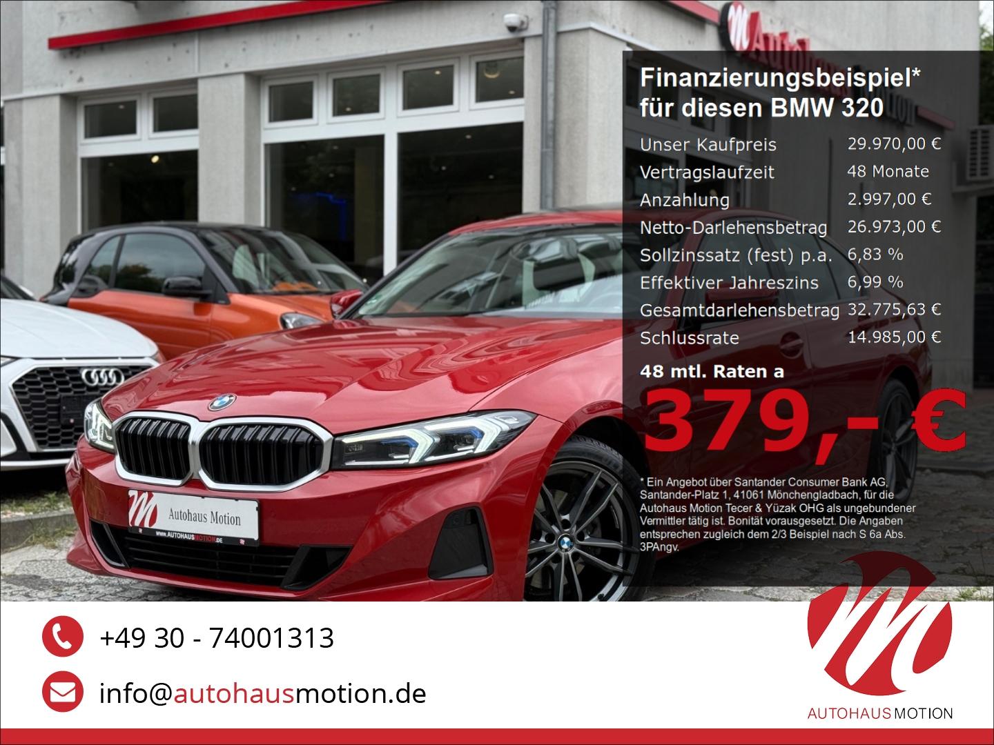 BMW 320 d Facelift Navi HUD GSD Laser LED Temp Parkl