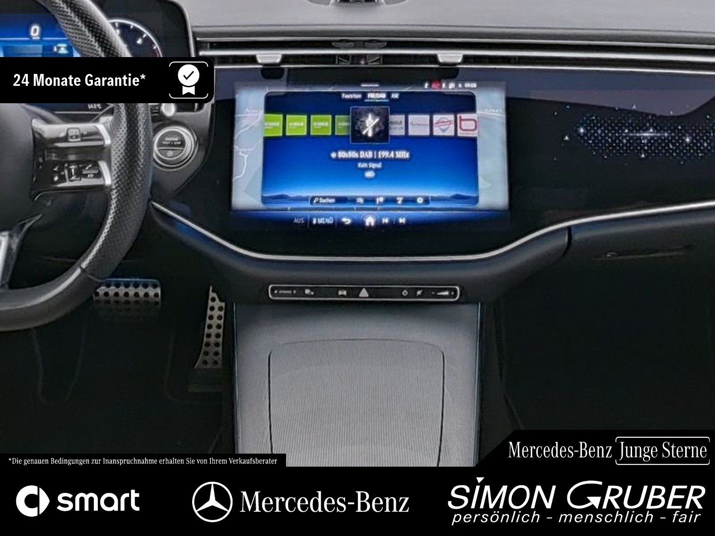 Fahrzeugabbildung Mercedes-Benz E 220 d AMG Superscreen Pano Burm Night 360° 20"