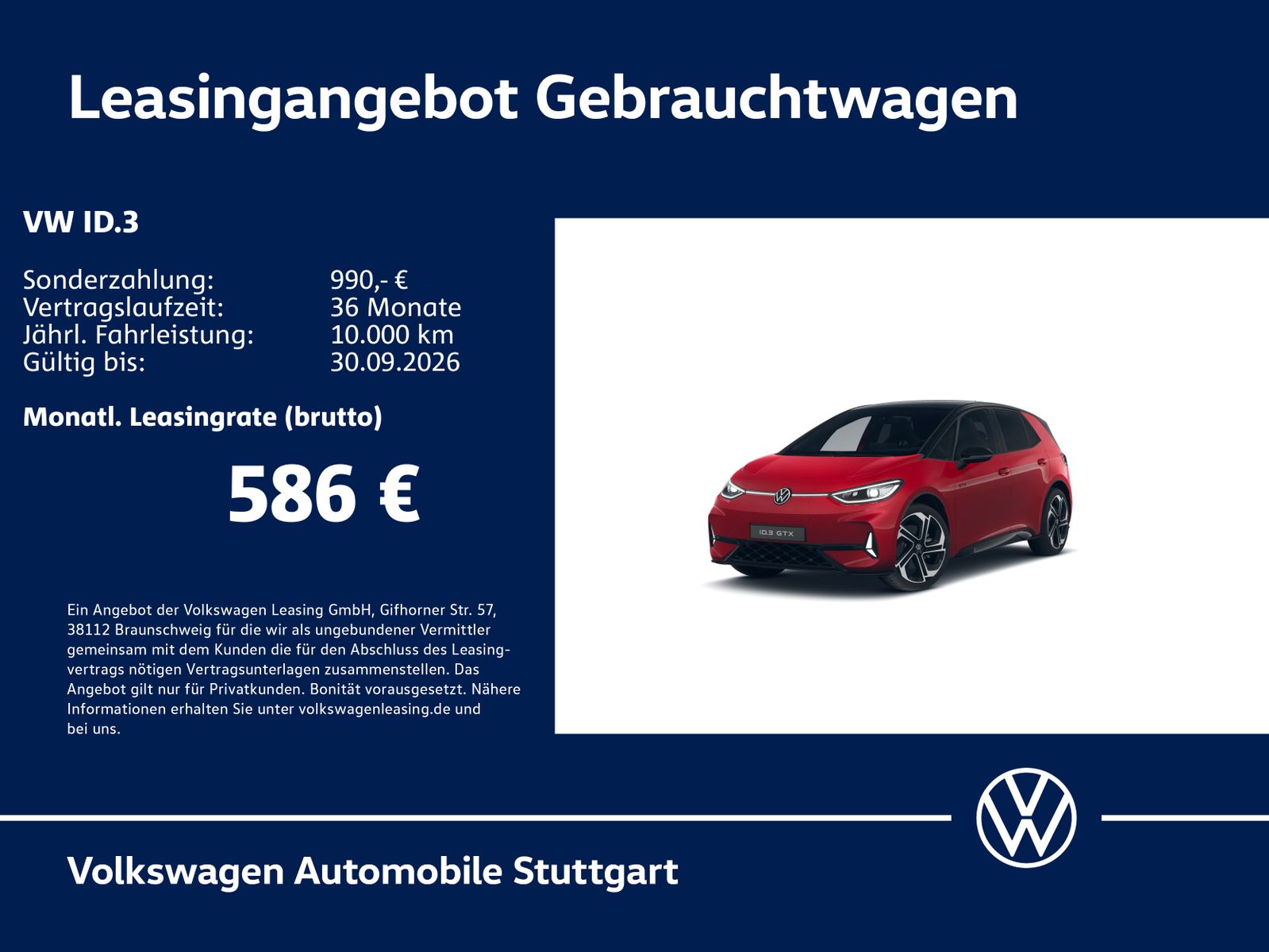 Volkswagen ID.3 GTX Navi Kamera Stdhzg AHK LED ACC SHZ foto 1