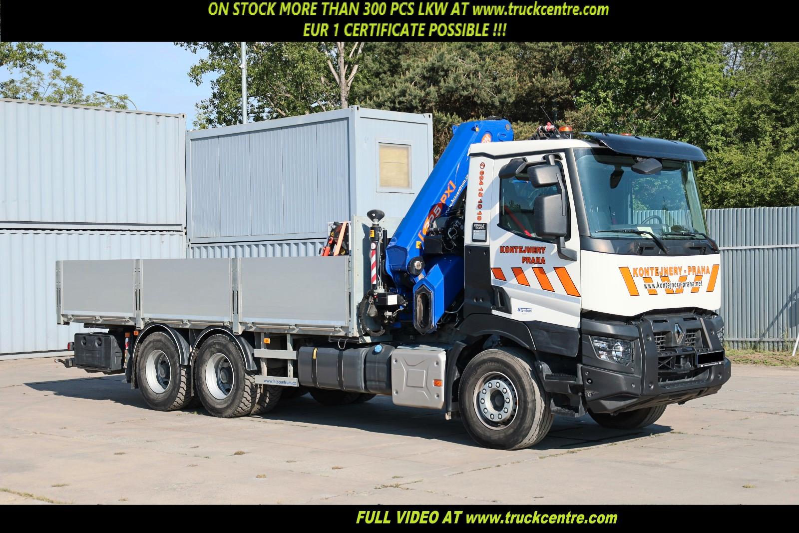 Renault C 460, CRANE/KRAN PM 32525 PX (MAX 5980 KG), TOP