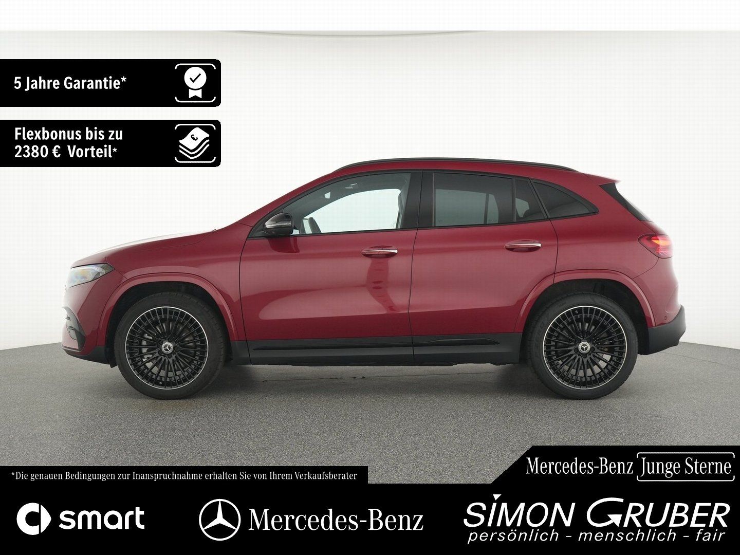 Fahrzeugabbildung Mercedes-Benz EQA 300 4M AMG Night Pano Burm HUD 360 Memory
