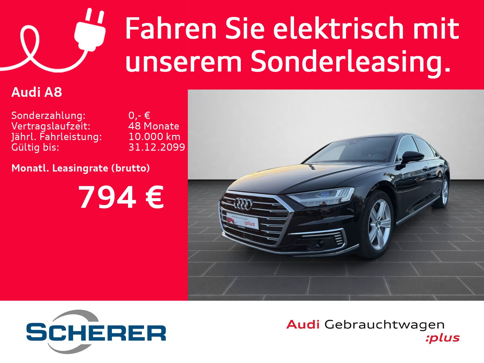 Audi A8 60 TFSIe quattro tiptronic LASER PANO B&O
