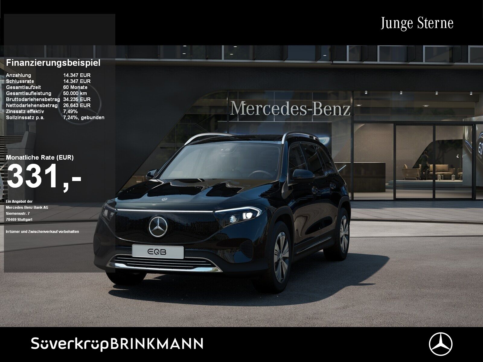 MERCEDES-BENZ EQB 250+ PROGRESSIVE KAMERA PANO SPUR STANDH PDC