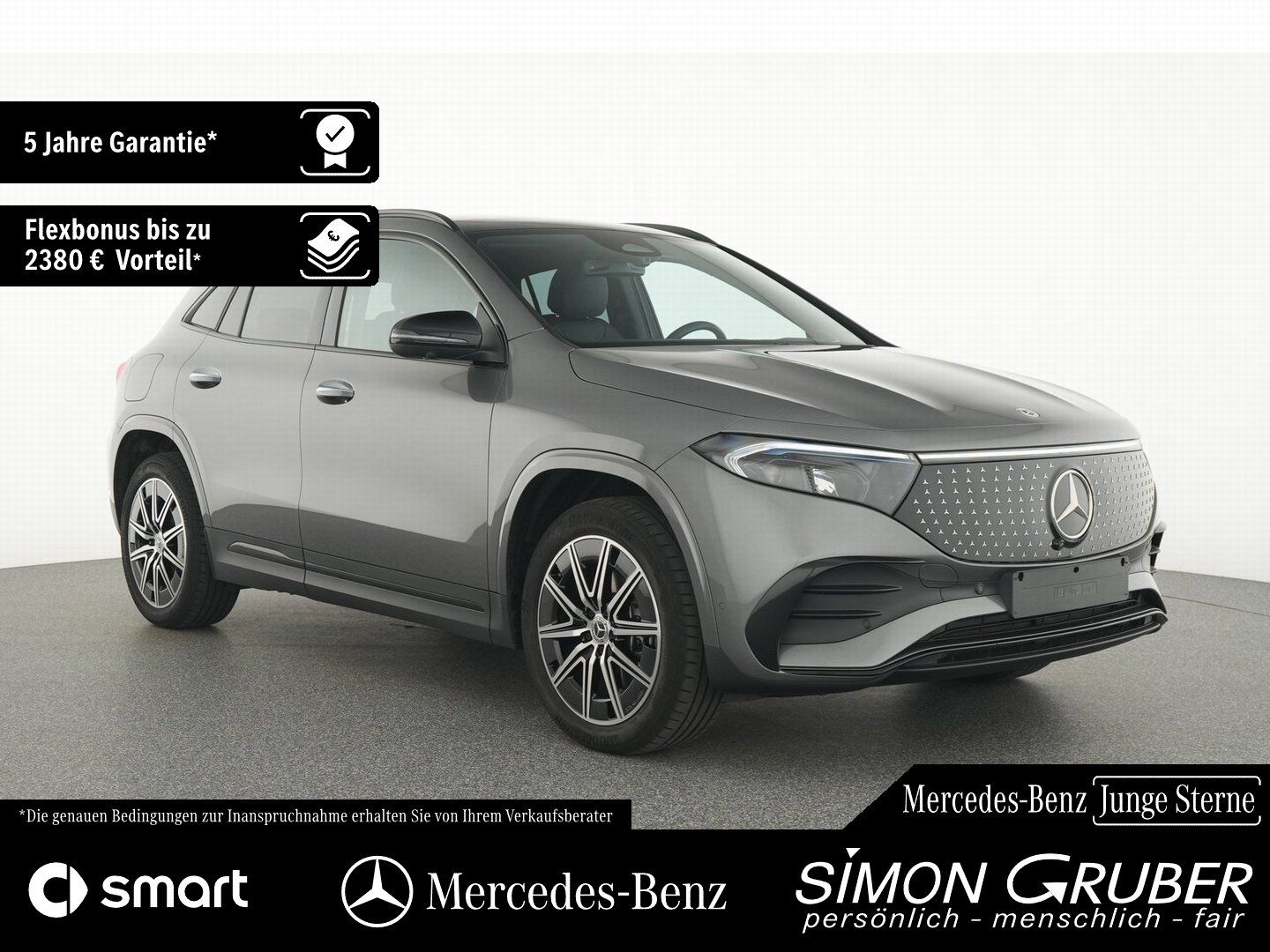 Fahrzeugabbildung Mercedes-Benz EQA 250+ AMG Night Pano Burm HUD Leder 360 AHK