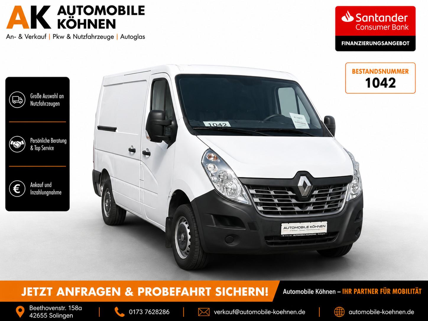 Renault Master L1H1 KASTEN / TÜV 03/27 / 2 HAND / 2.8T /