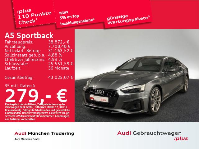 Audi A5 Sportback 40 TDI qu. S tronic S line ACC/StdH