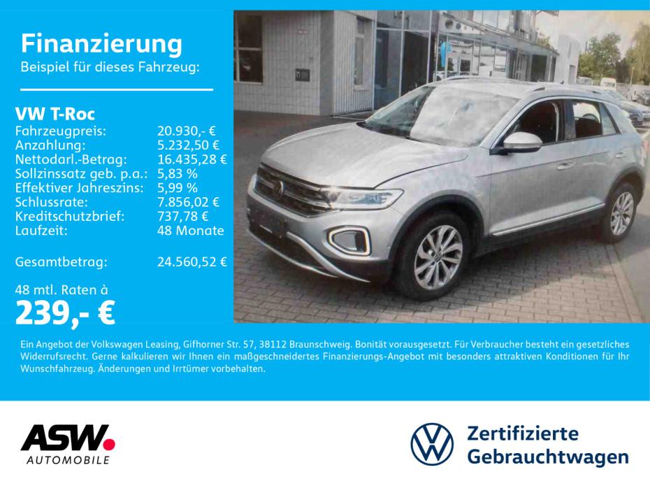 Volkswagen TRoc Style 20 TDI DSG LED Navi ACC PDC SHZ 2022