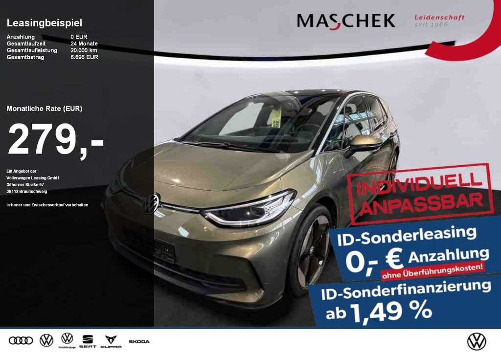 Volkswagen ID.3 Pro S Sonderleasing ohne zzgl Kosten! IQLig