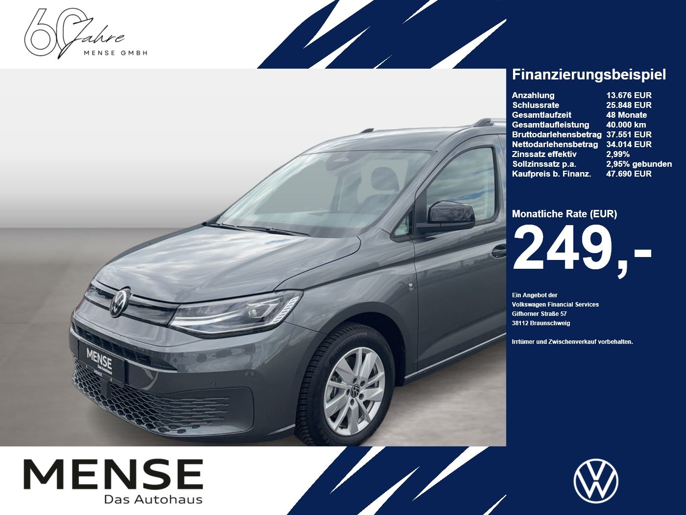 Volkswagen Caddy California Maxi 2.0 TDI EU6 SCR 75kW ACC