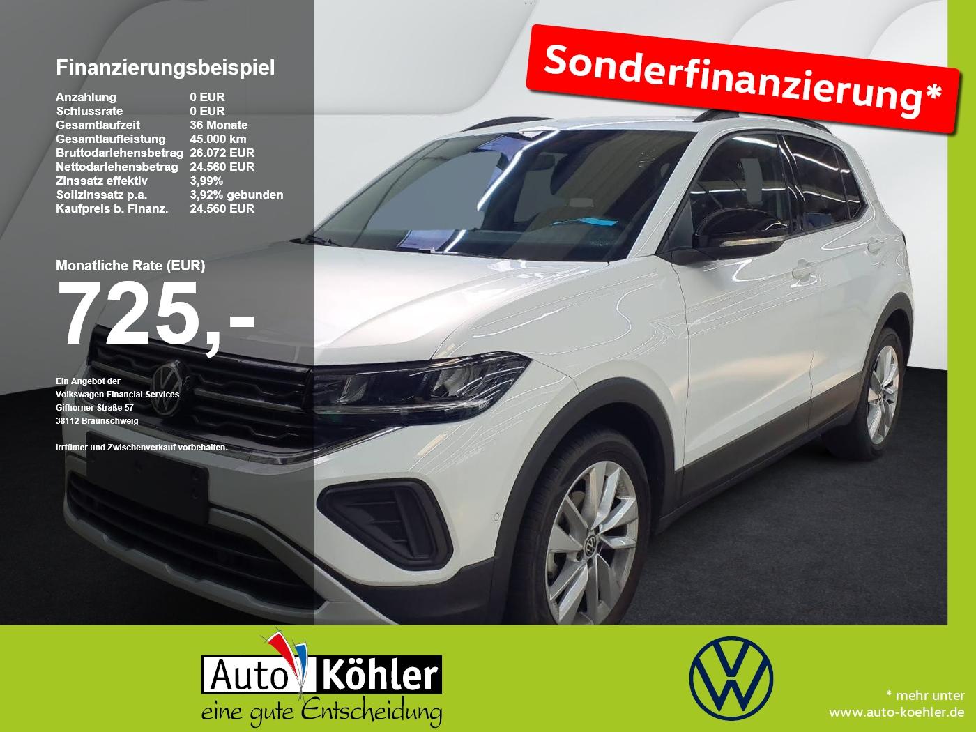 Volkswagen T-Cross ENERGY TSI DSG CarPlay Kamera ACC AHK