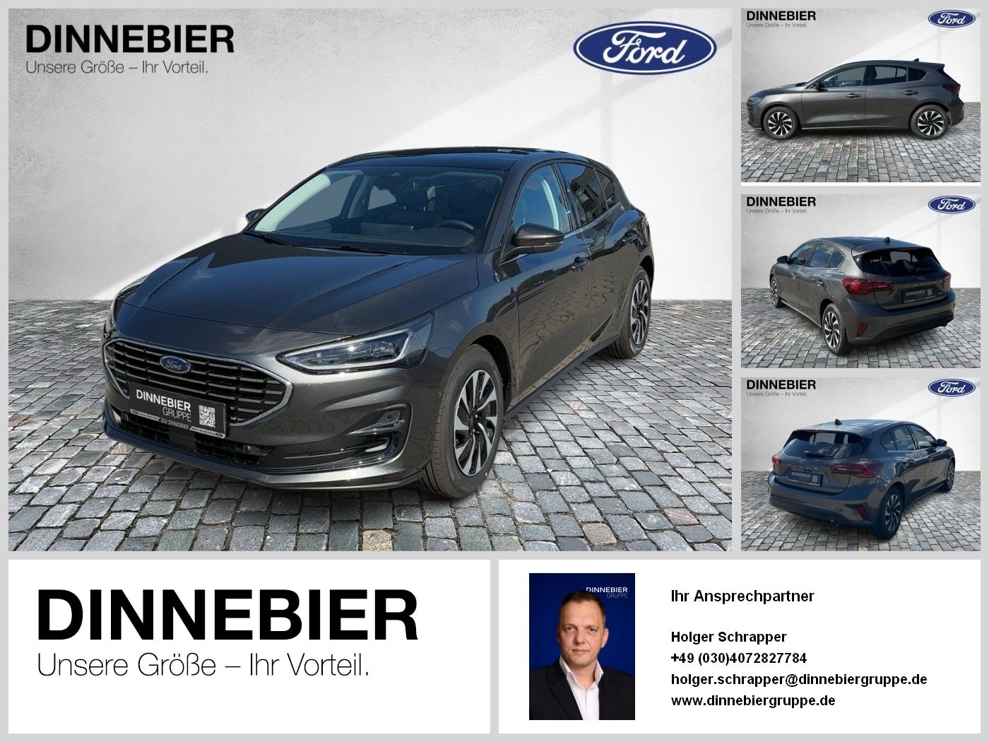 Ford FOCUS Titanium X LED+Glasdach+Kamera+Navi+SHZ