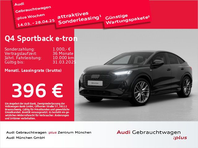 Audi Q4 Sportback e-tron 40 S line AHK/Virtual/Navi+/