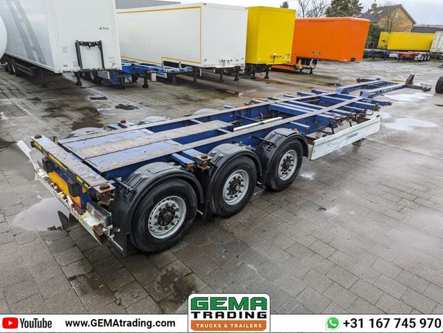 Krone SD 3-Assen BPW -ContainerChassis - Achterschuive