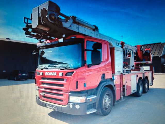 Scania P340 6x2 CELA LIFT Feuer-Leiter 35,5 mtr,400Kg.