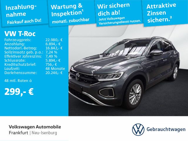 Volkswagen T-Roc 1.0 TSI Life Navi 16"Alu "Park Assist"