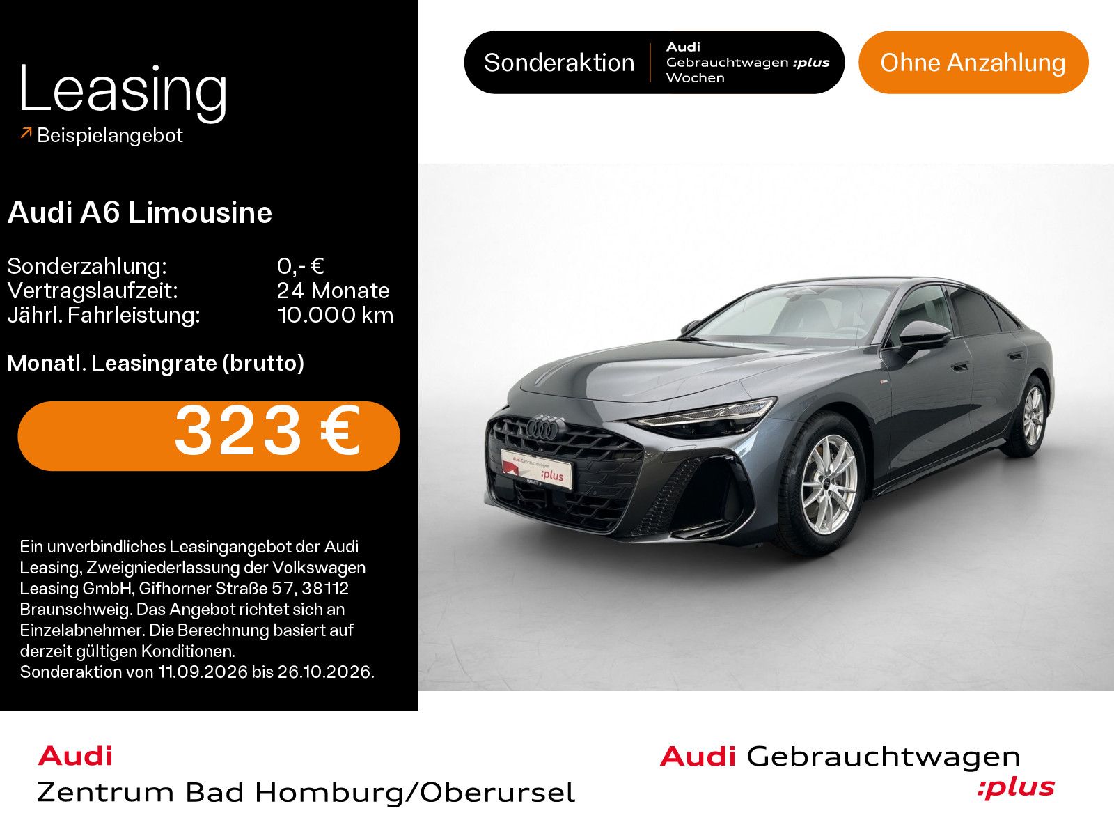 Audi A6 Limousine 40 TFSI 2x S line S tro*B&O*HUD*LED