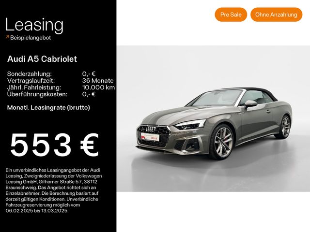 Audi A5 Cabriolet 40 TFSI quattro*S-LINE*MATRIX*LEDER