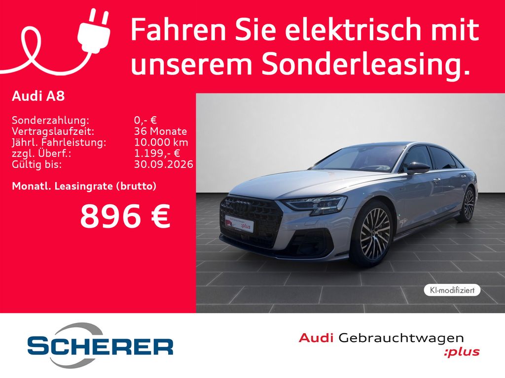 Audi A8 lang 60 TFSIe quattro EXCLUSIVE HUD 360° PANO