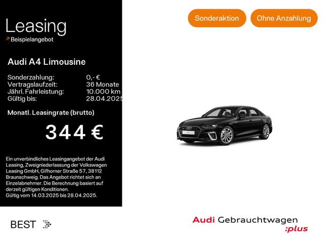 Audi A4 Limousine 45 TFSI quattro S-LINE*VIRTUAL*NAVI