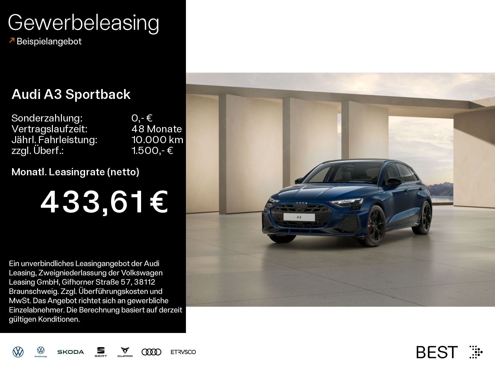 Audi A3 Sportback S line TFSI 110 kW S t ronic