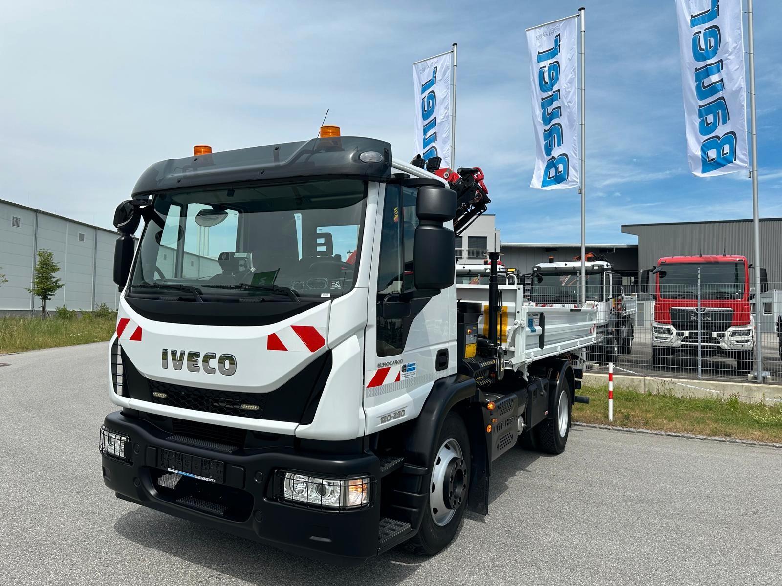 Iveco 120E280 Kipper/Kran/Palfinger/Funk/nur 32 tkm !