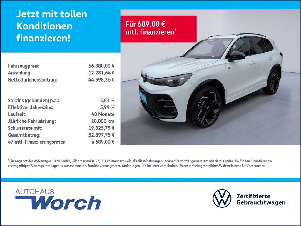 Volkswagen Tiguan R Line 2.0 TDI 4MOTION DSG AHK+STHZ+PANO+